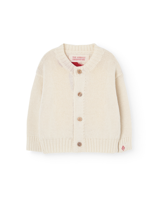 Ecru Serval Cardigan PRODUCT FRONT
