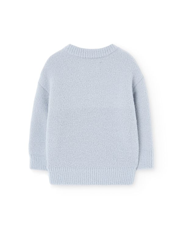 Grey Bobcat Sweater PRODUCT BACK