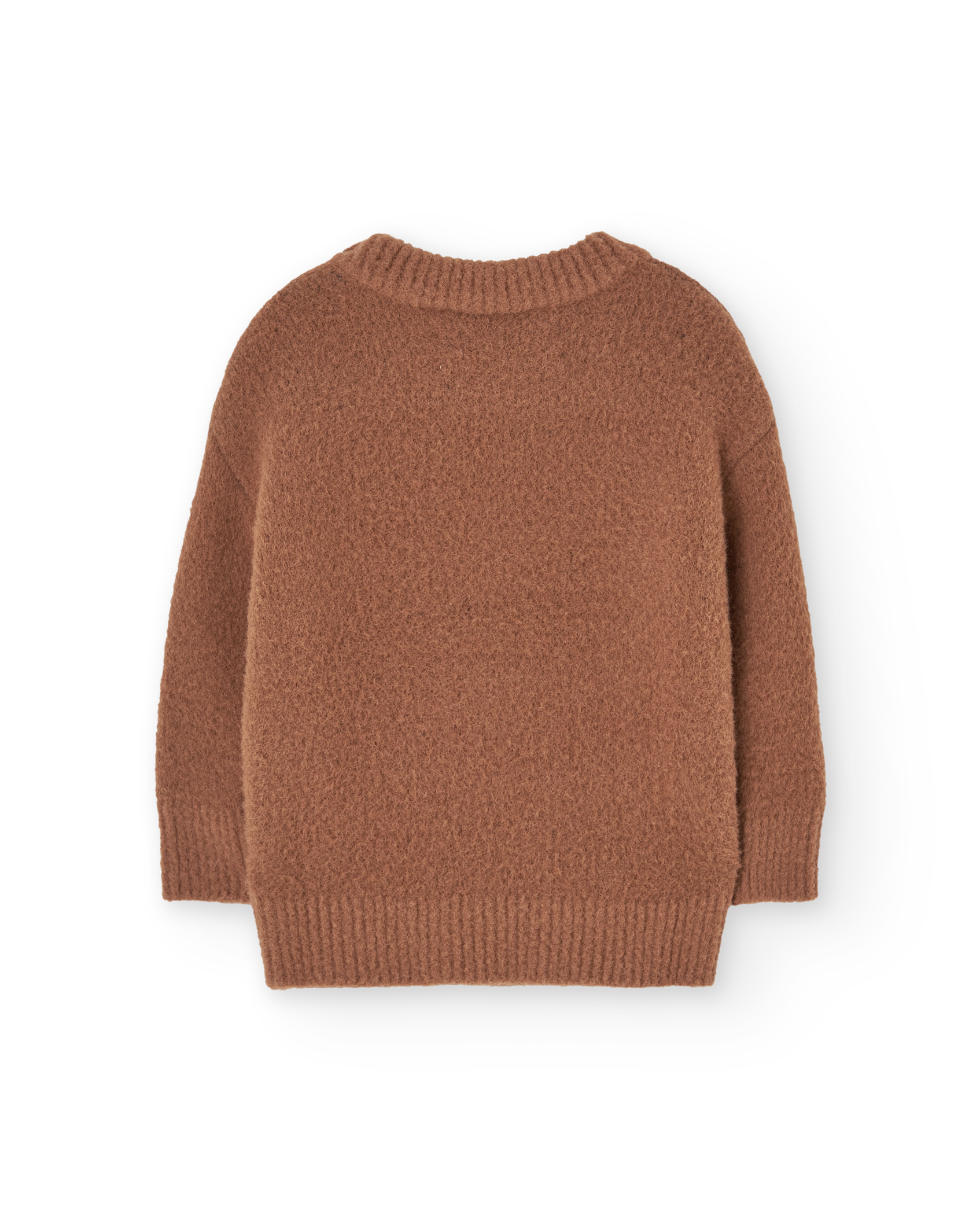 Brown Bobcat Sweater PRODUCT BACK