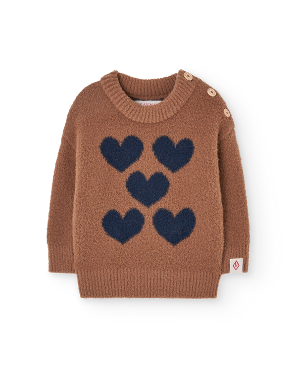 Brown Bobcat Sweater PRODUCT FRONT