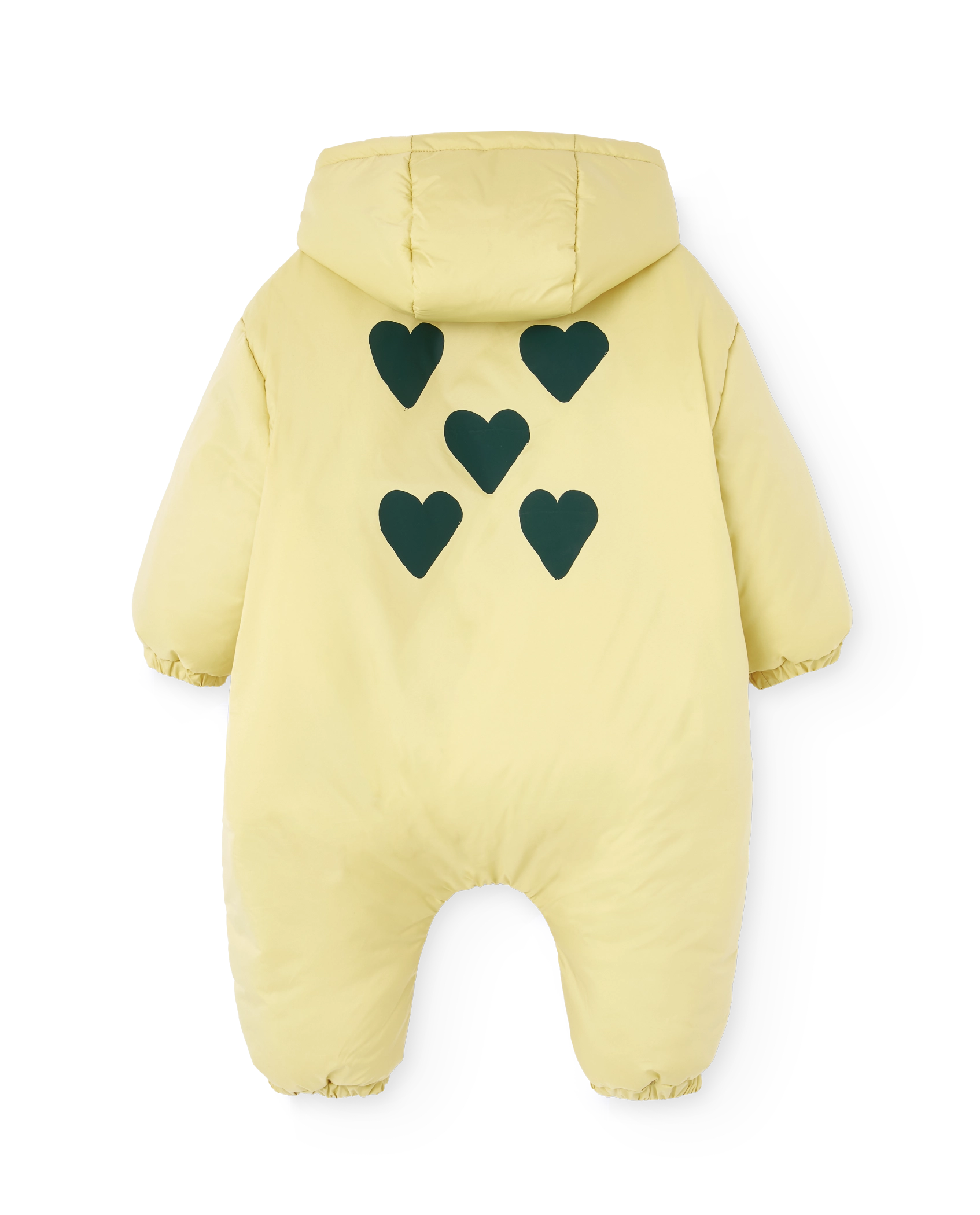 Soft Yellow Bumblebee Jacket Jumpsuit PRODUCT BACK