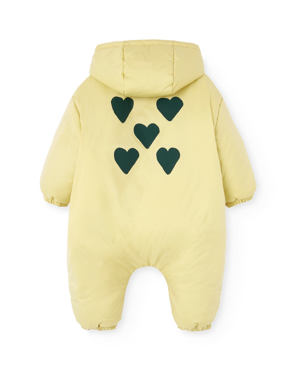 Soft Yellow Bumblebee Jacket Jumpsuit PRODUCT BACK
