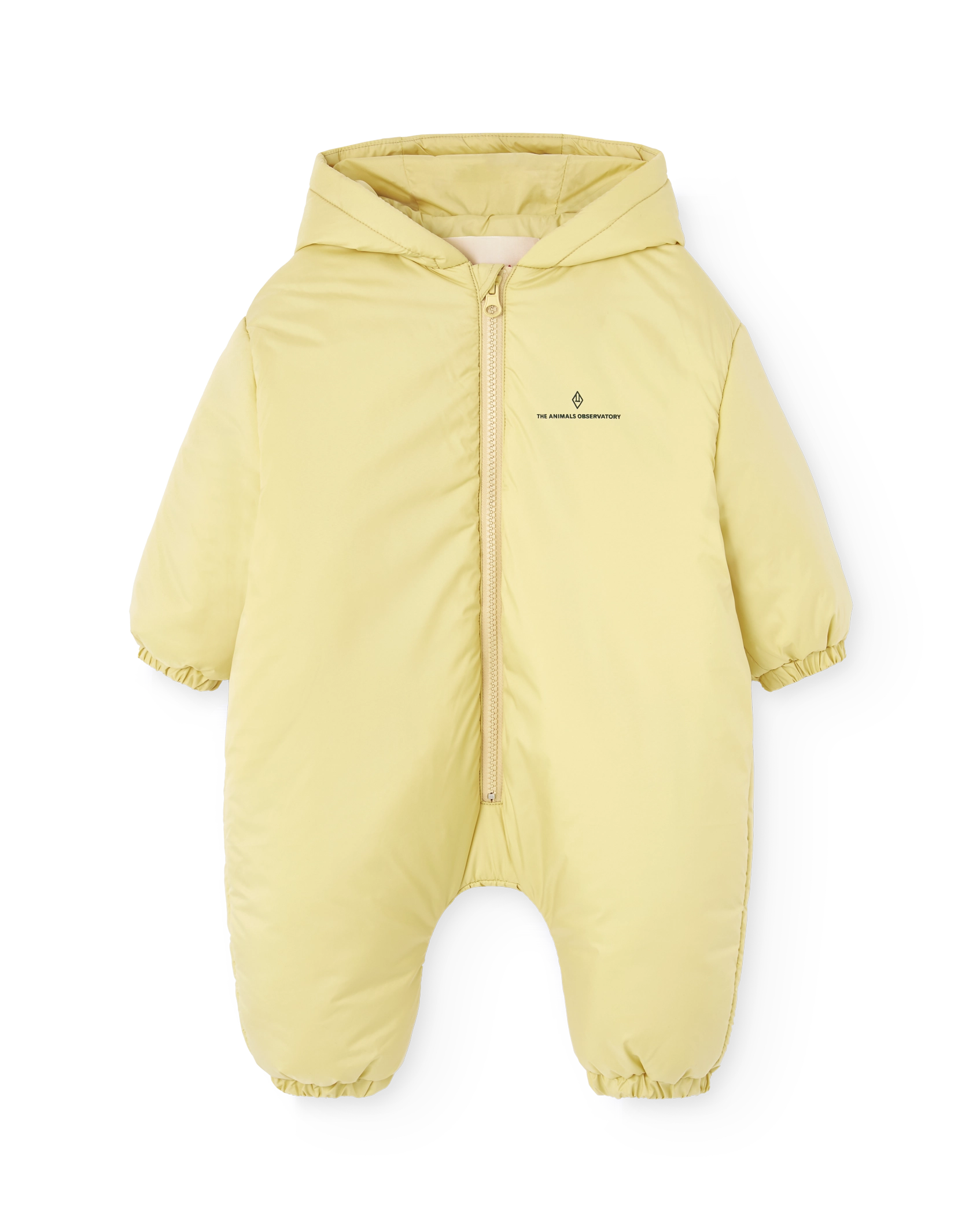 Soft Yellow Bumblebee Jacket Jumpsuit PRODUCT FRONT