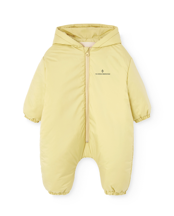 Soft Yellow Bumblebee Jacket Jumpsuit PRODUCT FRONT