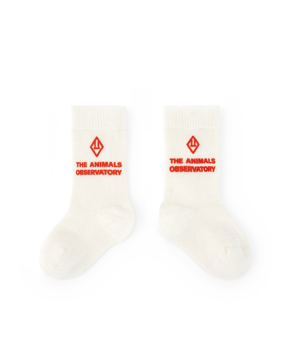 Raw White Avocet Socks PRODUCT FRONT