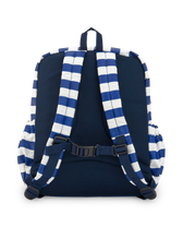 Stripes Navy Addax Backpack PRODUCT BACK