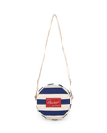 Stripes Navy Bowfin Pouch