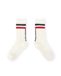 Raw White Skunk Socks