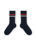 Navy Skunk Socks