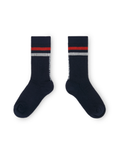 Navy Skunk Socks PRODUCT FRONT