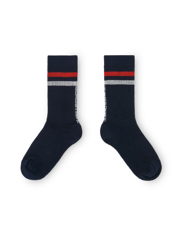 Navy Skunk Socks PRODUCT FRONT