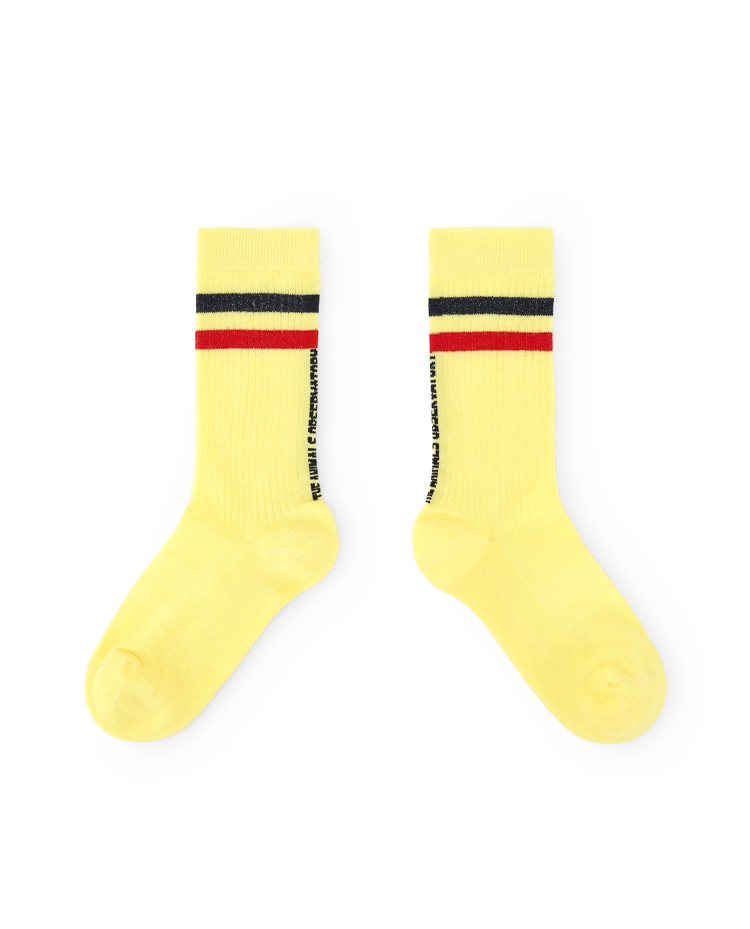 Yellow Skunk Socks COVER