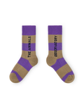 Purple Worm Socks