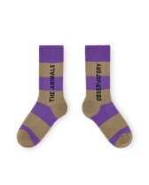 Purple Worm Socks PRODUCT FRONT