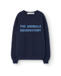 Navy Leo Sweatshirt Woman