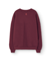 Browned Garnet Leo Sweatshirt PRODUCT BACK