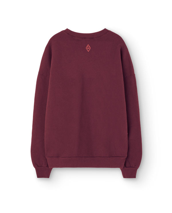 Browned Garnet Leo Sweatshirt PRODUCT BACK