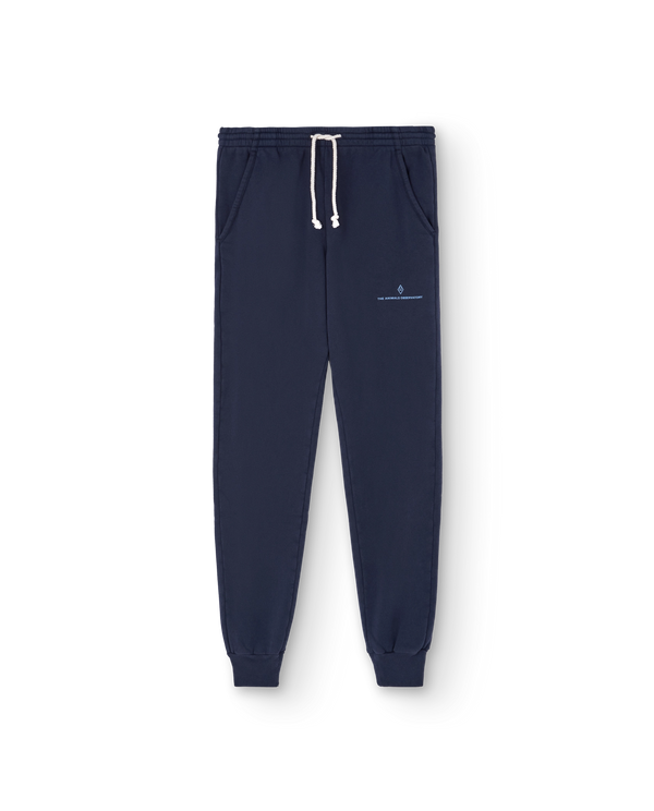Navy Draco Sweatpants PRODUCT FRONT
