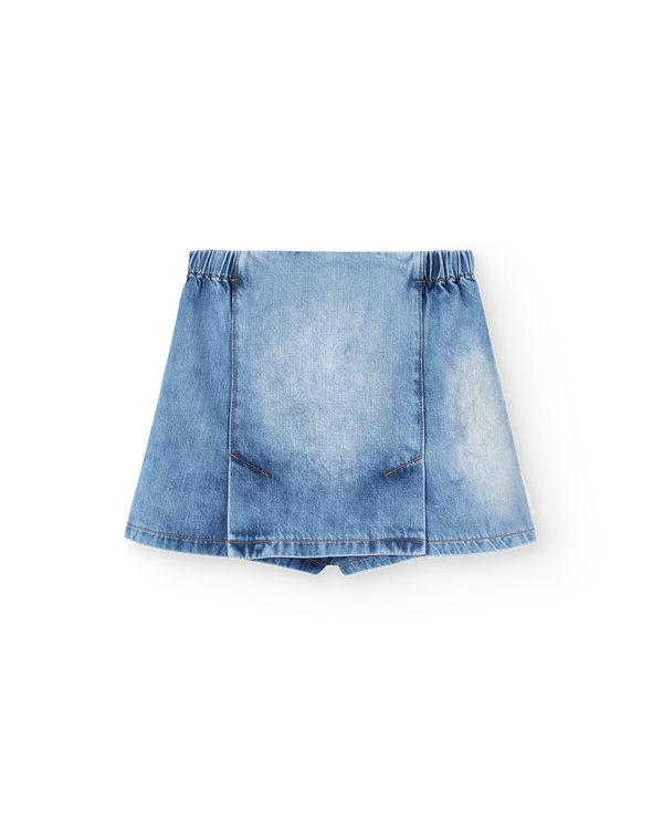 Discover the Soft Indigo Olingo Skort from our FW25 collection and shop online for stylish kid's clothes at The Animals Observatory. PRODUCT FRONT