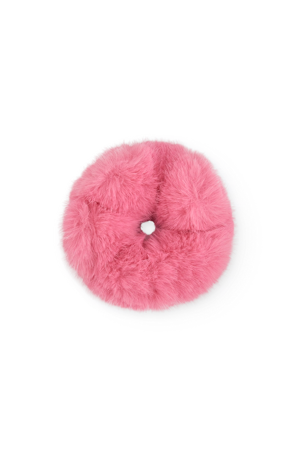 Bright Pink Civet Hair Tie PRODUCT FRONT