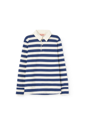 Stripes Navy Eel Polo Shirt PRODUCT FRONT