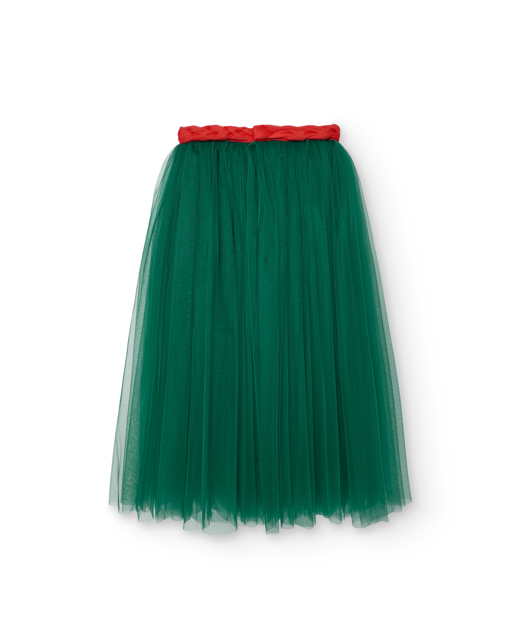 Green Blowfish Maxi Skirt PRODUCT BACK