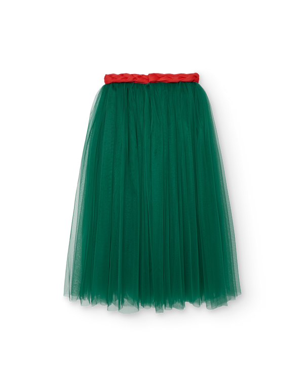 Green Blowfish Maxi Skirt PRODUCT BACK