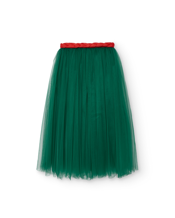 Green Blowfish Maxi Skirt PRODUCT FRONT