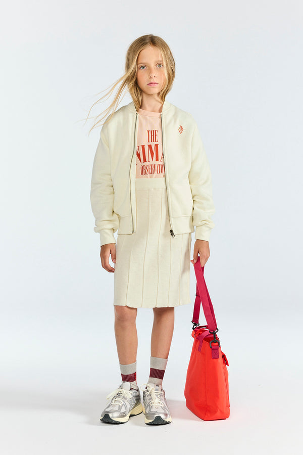Raw White Zebra Track Jacket MODEL FRONT