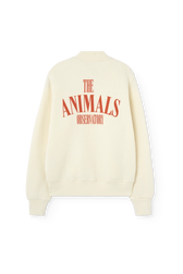 Raw White Zebra Track Jacket PRODUCT BACK