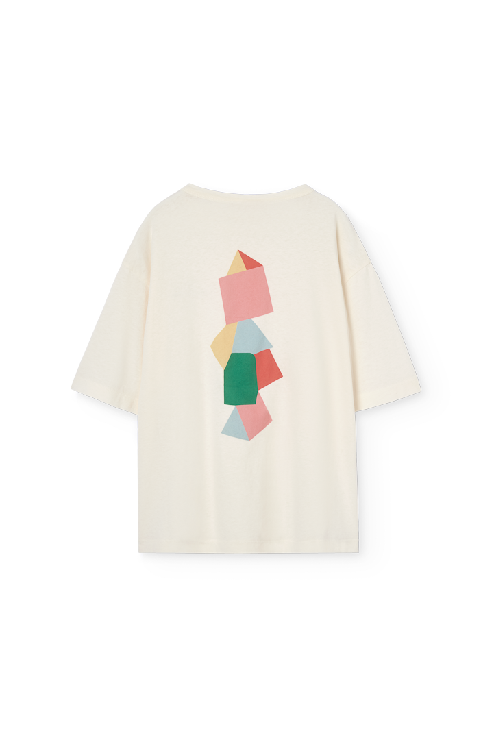 Raw white Collie T-Shirt PRODUCT BACK