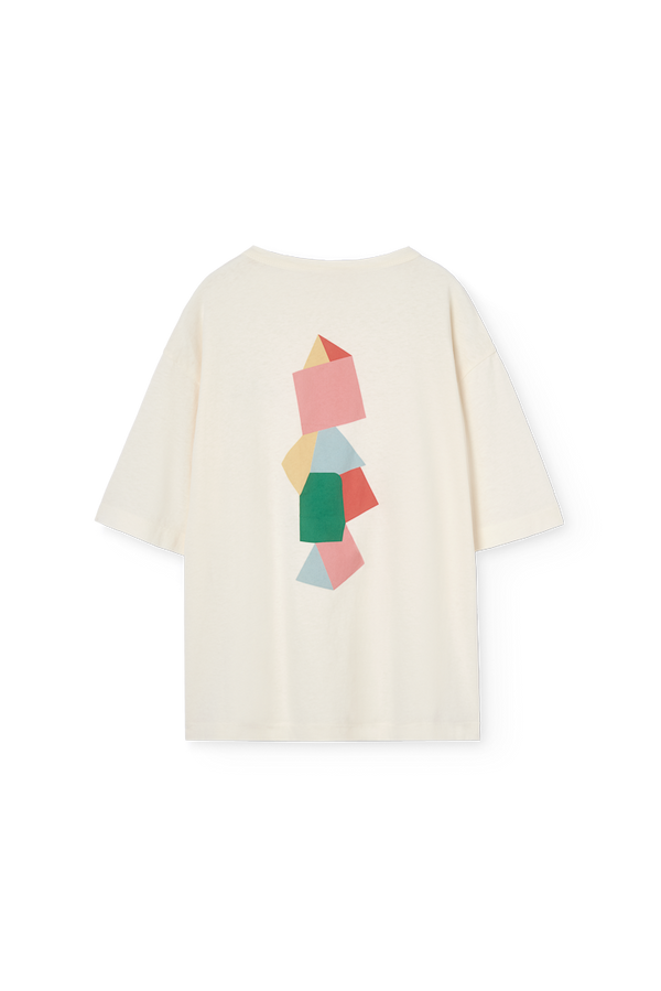 Raw white Collie T-Shirt PRODUCT BACK