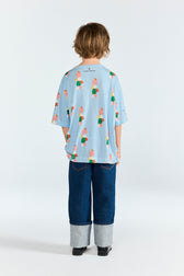 Blue Collie T-Shirt MODEL BACK