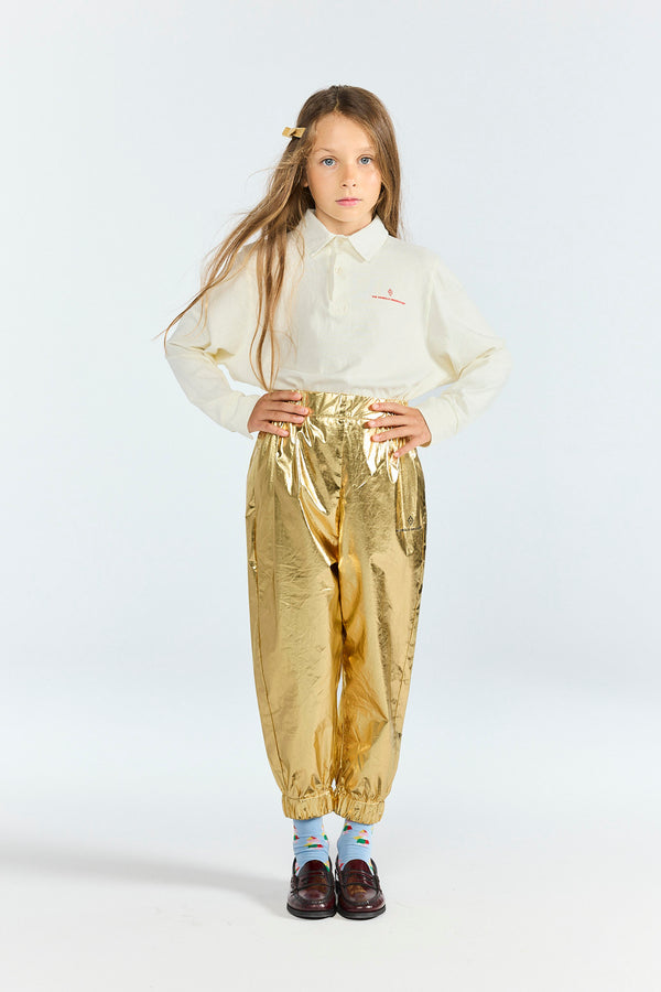 Raw White Eel Polo Shirt MODEL FRONT