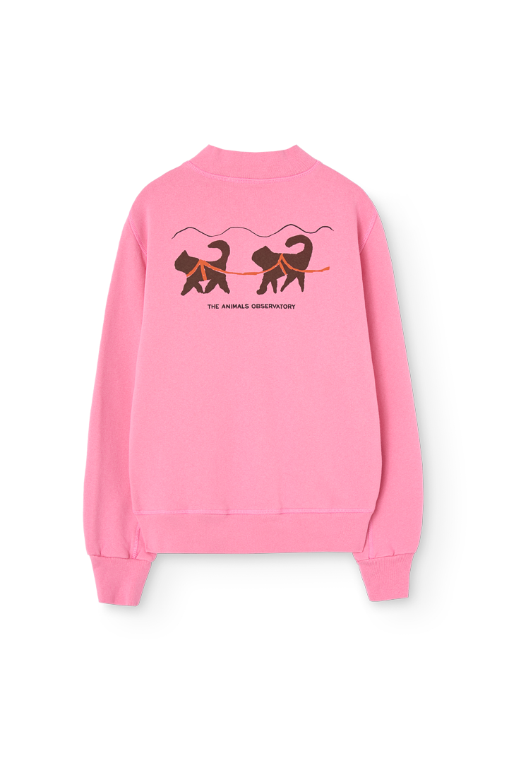 Pink Zebra Track Jacket PRODUCT BACK