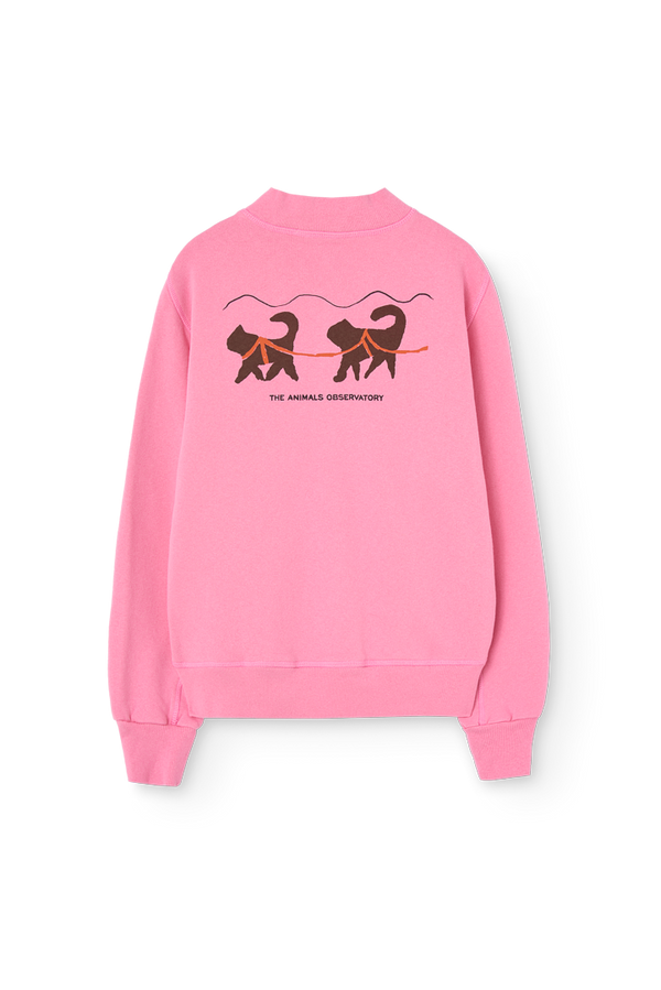 Pink Zebra Track Jacket PRODUCT BACK