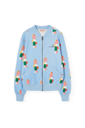 Blue Zebra Track Jacket