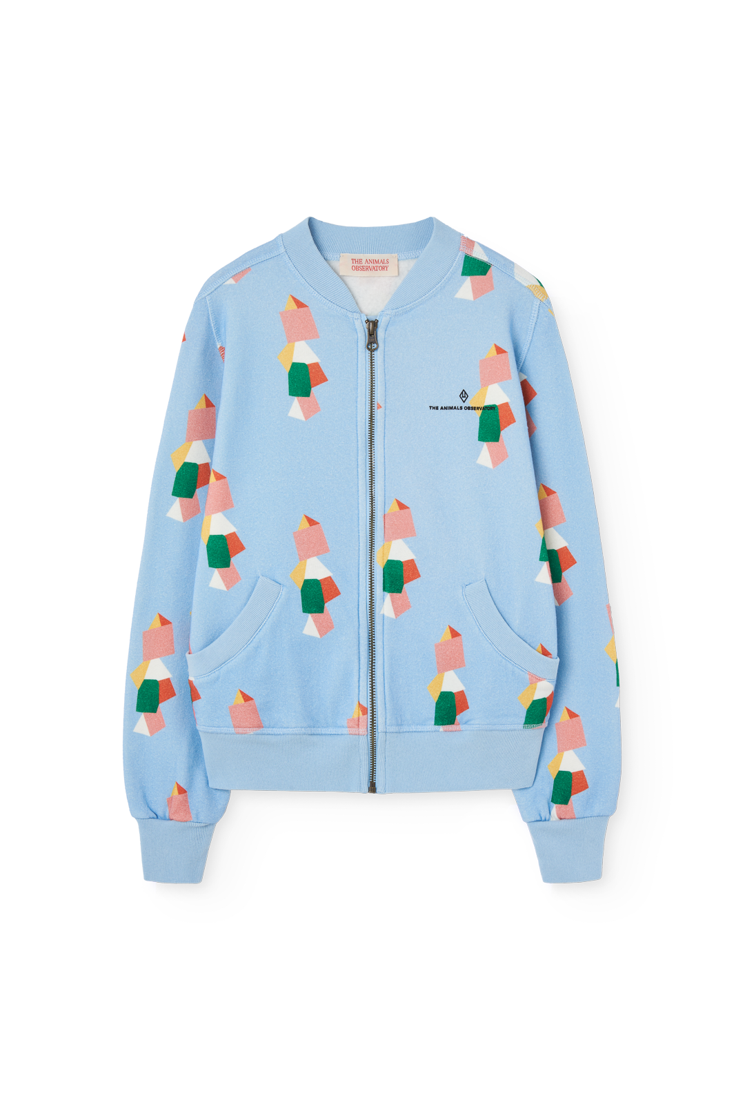 Blue Zebra Track Jacket PRODUCT FRONT