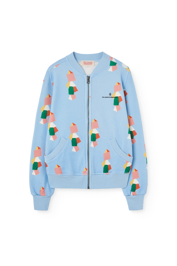 Blue Zebra Track Jacket PRODUCT FRONT
