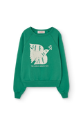Bright Green Shark Sweatshirt