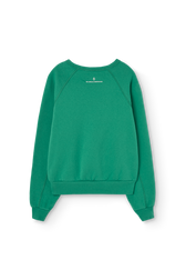 Bright Green Shark Sweatshirt PRODUCT BACK