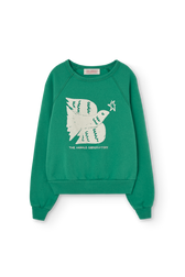 Bright Green Shark Sweatshirt PRODUCT FRONT