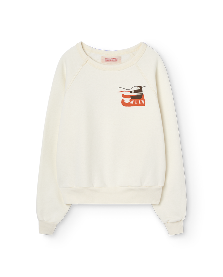 Sweatshirt Shark Blanc
