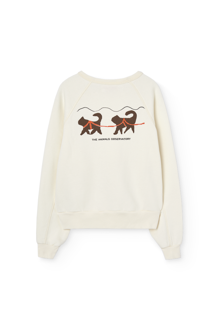 Raw White Shark Sweatshirt PRODUCT BACK