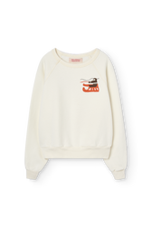 Raw White Shark Sweatshirt PRODUCT FRONT
