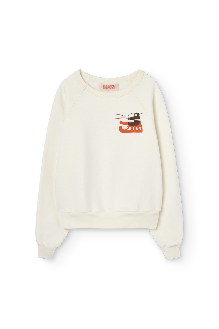 Raw White Shark Sweatshirt PRODUCT FRONT