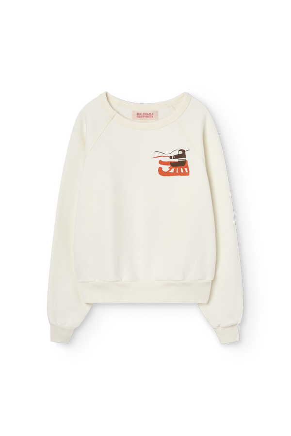 Raw White Shark Sweatshirt PRODUCT FRONT