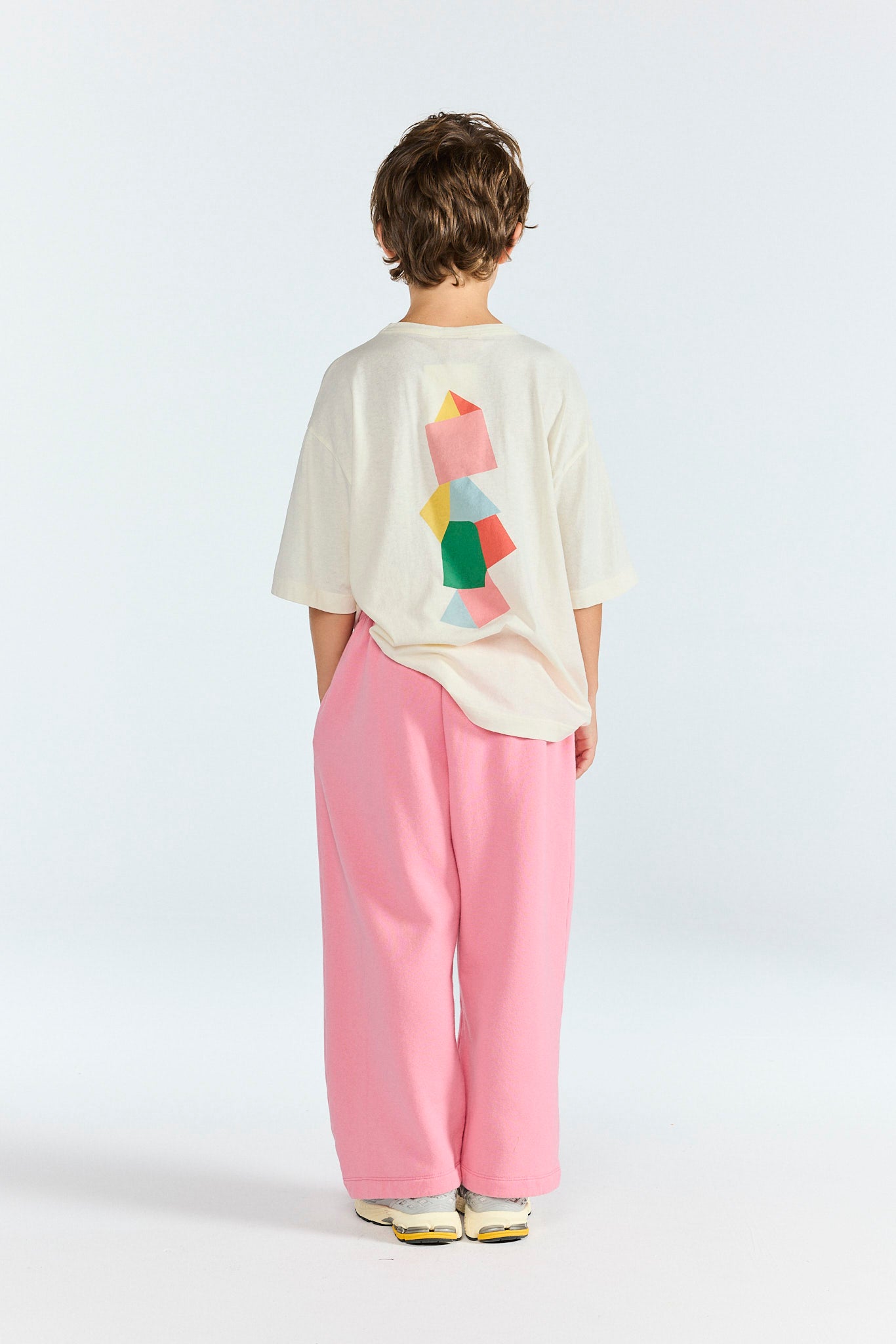 Pink Camaleon Sweatpants MODEL BACK