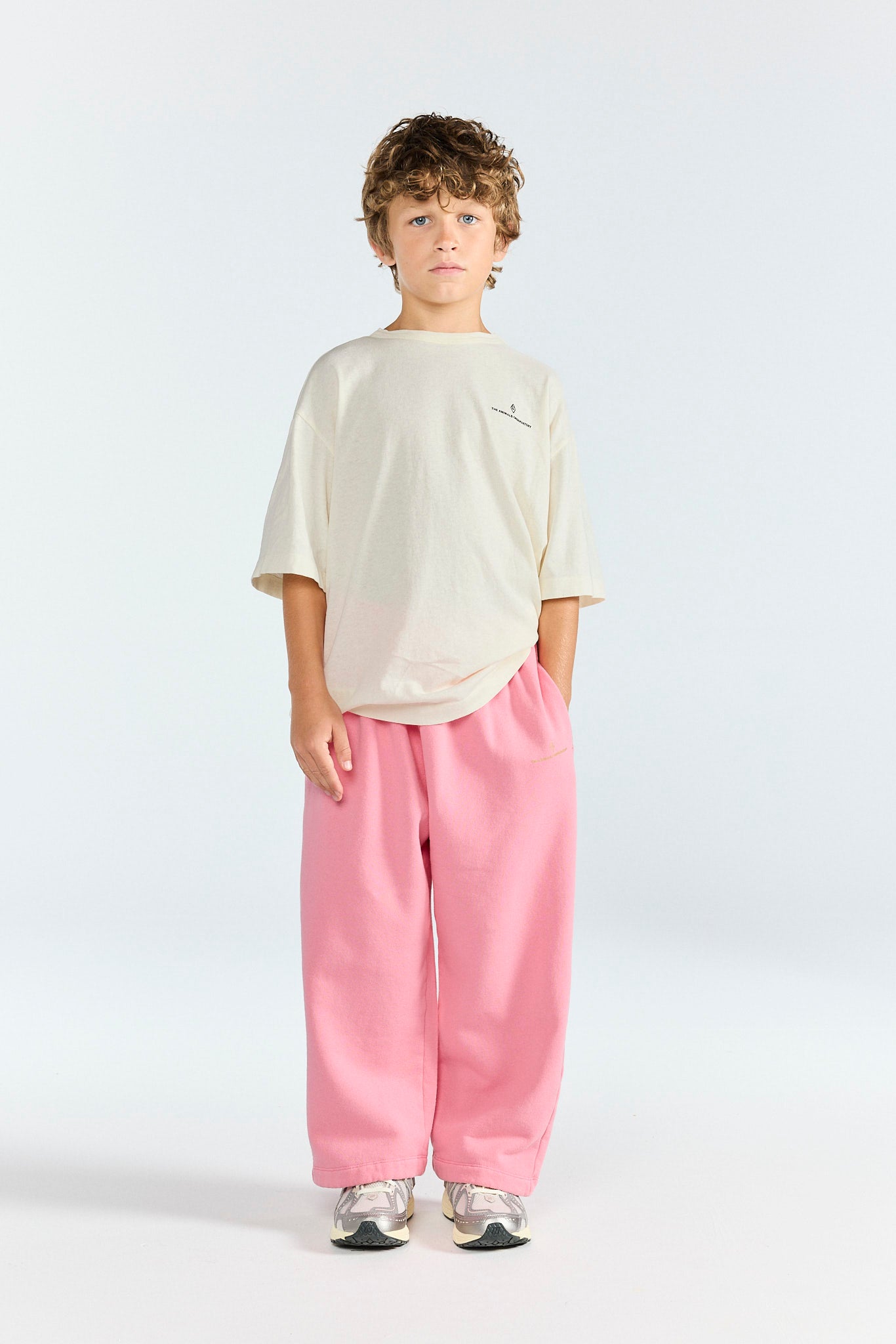 Pink Camaleon Sweatpants MODEL FRONT