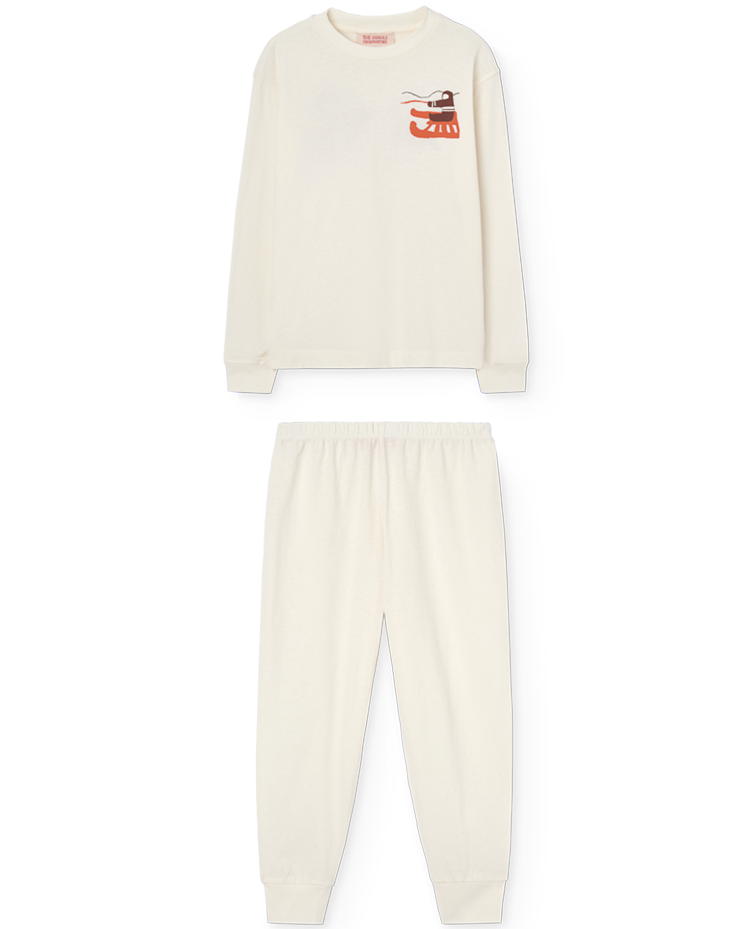 Raw White Llama Pyjama